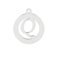 Simple Style Letter Solid Color Stainless Steel Charms Jewelry Accessories sku image 17