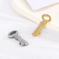1 Piece Stainless Steel 18K Gold Plated Key main image 3