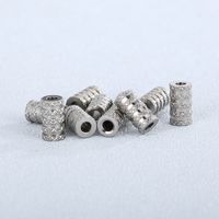 10 Pieces 11 * 6mm Stainless Steel Solid Color Spacer Bars main image 4