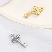 1 Piece Stainless Steel 18K Gold Plated Key main image 4