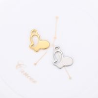 1 Piece Stainless Steel 18K Gold Plated Butterfly main image 3