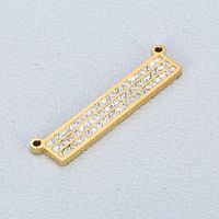 1 Piece Stainless Steel 18K Gold Plated Square main image 5