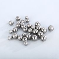 10 Pieces Diameter 10mm Diameter 12mm Diameter 14mm Stainless Steel Solid Color Polished Beads main image 1
