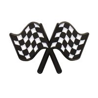 Cartoon Style Checkered Alloy Plating Unisex Brooches main image 2