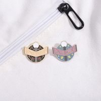 Cartoon Style Letter Alloy Plating Unisex Brooches main image 3