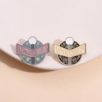 Cartoon Style Letter Alloy Plating Unisex Brooches main image 4