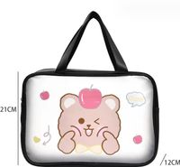 Cartoon Style Rabbit Cartoon Bear Pvc Storage Bag Makeup Bags main image 3