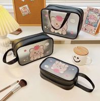 Cartoon Style Rabbit Cartoon Bear Pvc Storage Bag Makeup Bags main image 1