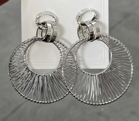 1 Pair Simple Style Flower Inlay Copper Pearl Ear Studs sku image 62