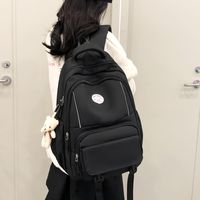 One Size Solid Color Daily Women's Backpack sku image 5