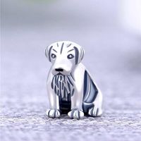 Casual Original Design Dog Sterling Silver Handmade Plating Rhodium Plated Jewelry Accessories main image 1