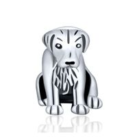 Casual Original Design Dog Sterling Silver Handmade Plating Rhodium Plated Jewelry Accessories sku image 1