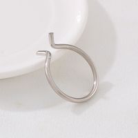 Stainless Steel 18K Gold Plated Simple Style Plating Geometric Rings main image 2