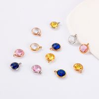 1 Set Crystal Glass Crystal 18K Gold Plated Solid Color main image 1