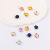 1 Set Crystal Glass Crystal 18K Gold Plated Solid Color main image 3