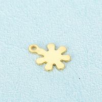 1 Piece Stainless Steel 18K Gold Plated Flower main image 5