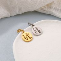 1 Piece Stainless Steel 18K Gold Plated Letter main image 7