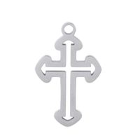 1 Piece Stainless Steel 18K Gold Plated Cross main image 6