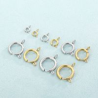 1 Piece Stainless Steel 18K Gold Plated Geometric main image 1