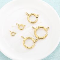 1 Piece Stainless Steel 18K Gold Plated Geometric main image 2