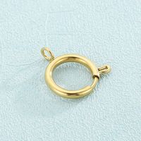 1 Piece Stainless Steel 18K Gold Plated Geometric main image 4