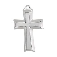 1 Piece Stainless Steel 18K Gold Plated Cross main image 6