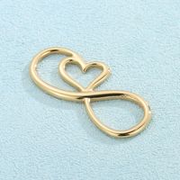 1 Piece Stainless Steel 18K Gold Plated Solid Color main image 3