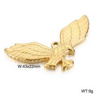 1 Piece Stainless Steel 18K Gold Plated Eagle Pendant sku image 2
