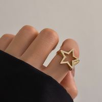 Simple Style Classic Style Star Alloy Hollow Out Women's Rings main image 7