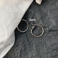 1 Pair Casual Elegant Vacation Solid Color Plating Stainless Steel White Gold Plated Gold Plated Earrings sku image 1