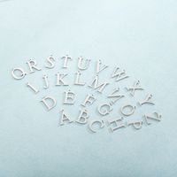 Simple Style Commute Letter Stainless Steel Charms Jewelry Accessories main image 4