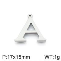 Simple Style Commute Letter Stainless Steel Charms Jewelry Accessories sku image 1