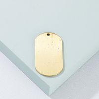 1 Pieza Acero Inoxidable Chapados en oro de 18k Color Sólido main image 4