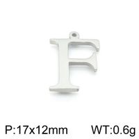 Simple Style Commute Letter Stainless Steel Charms Jewelry Accessories sku image 6
