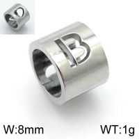 Simple Style Commute Solid Color Stainless Steel Charms Jewelry Accessories sku image 2