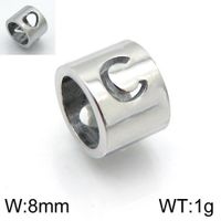 Simple Style Commute Solid Color Stainless Steel Charms Jewelry Accessories sku image 3