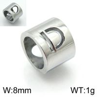 Simple Style Commute Solid Color Stainless Steel Charms Jewelry Accessories sku image 4