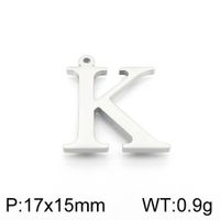 Simple Style Commute Letter Stainless Steel Charms Jewelry Accessories sku image 11