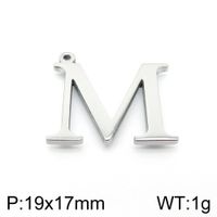 Simple Style Commute Letter Stainless Steel Charms Jewelry Accessories sku image 14