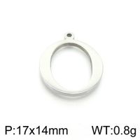 Simple Style Commute Letter Stainless Steel Charms Jewelry Accessories sku image 15