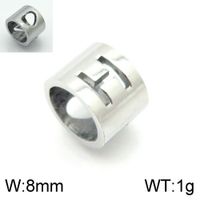 Simple Style Commute Solid Color Stainless Steel Charms Jewelry Accessories sku image 8