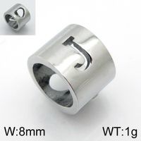Simple Style Commute Solid Color Stainless Steel Charms Jewelry Accessories sku image 10