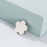 1 Piece Stainless Steel 18K Gold Plated Flower Pendant main image 2