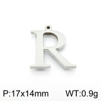 Simple Style Commute Letter Stainless Steel Charms Jewelry Accessories sku image 18