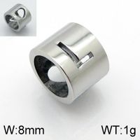 Simple Style Commute Solid Color Stainless Steel Charms Jewelry Accessories sku image 12