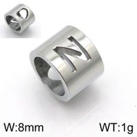 Simple Style Commute Solid Color Stainless Steel Charms Jewelry Accessories sku image 13