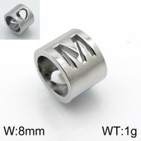 Simple Style Commute Solid Color Stainless Steel Charms Jewelry Accessories sku image 14