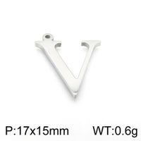 Simple Style Commute Letter Stainless Steel Charms Jewelry Accessories sku image 22