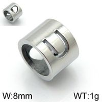 Simple Style Commute Solid Color Stainless Steel Charms Jewelry Accessories sku image 21