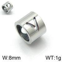 Simple Style Commute Solid Color Stainless Steel Charms Jewelry Accessories sku image 22